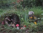 Gracie guarding fairy garden 9 -2014 IMG_2796.jpg