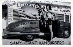 Sam's Giant Hamburgers, Indian Rocks Beach, 1952..jpg