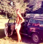 Bazza 18 yrs. old with surf vehicle.jpg